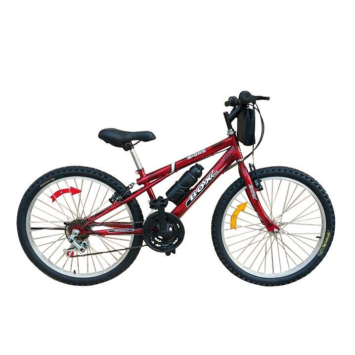 Bicicleta Box MTB Aro 24 - Rojo